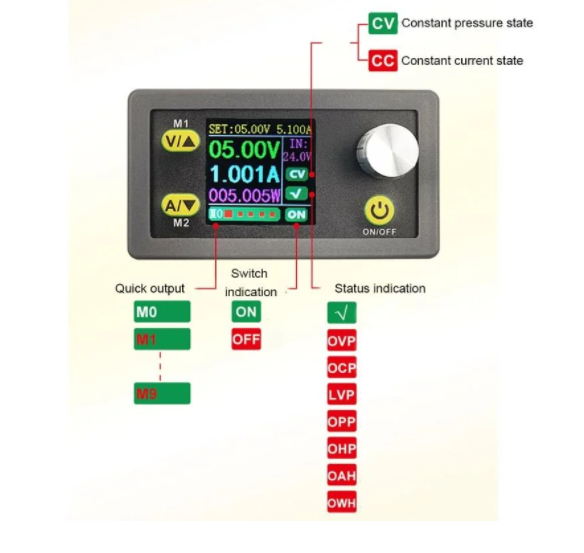 DP50V5A регулируемый блок питания