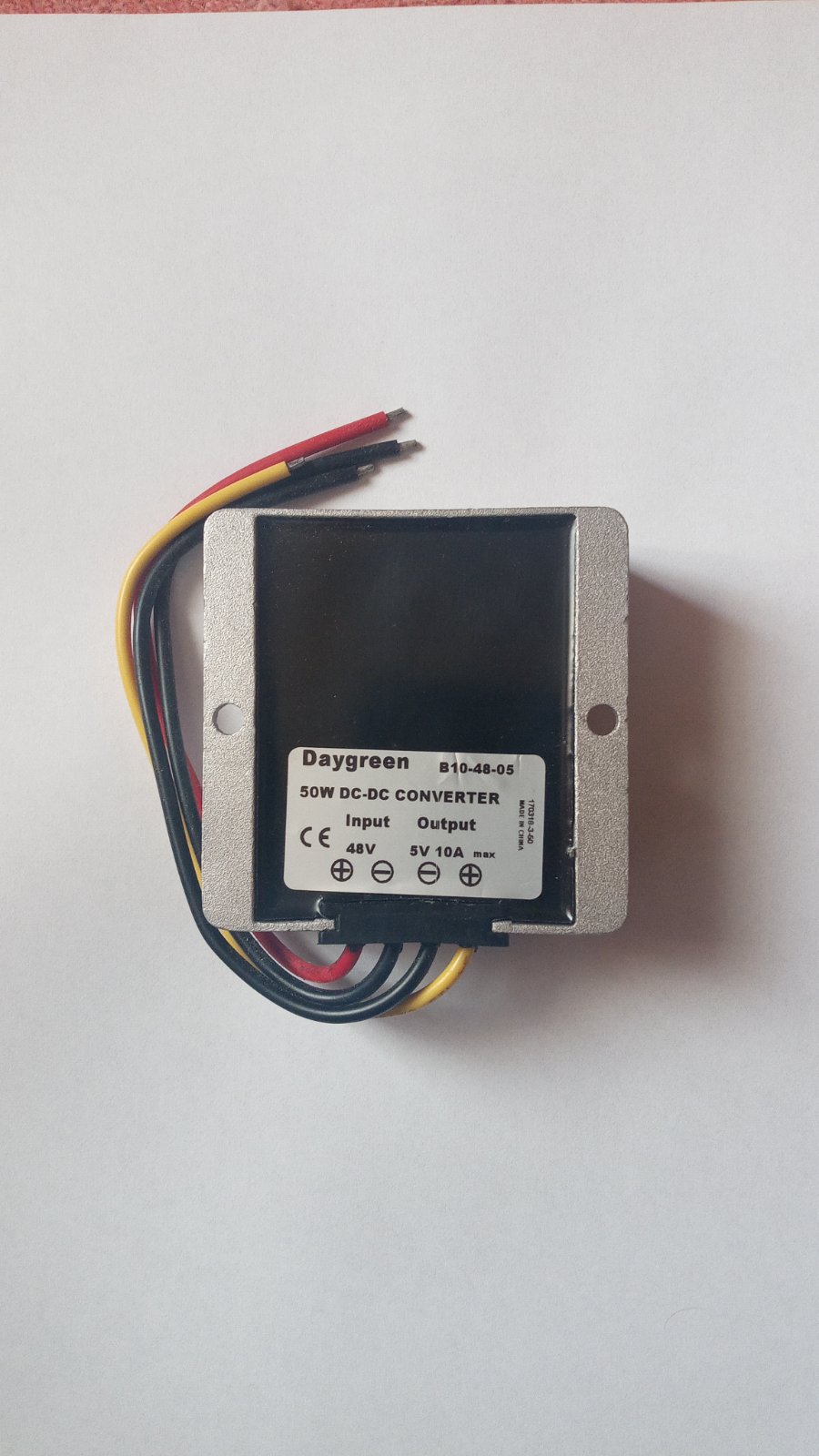 Waterproof buck converter 48V - 5 V 3