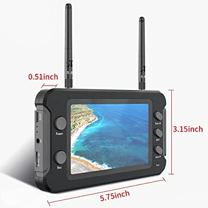 Sologood 5.8G FPV Monitor with DVR 44