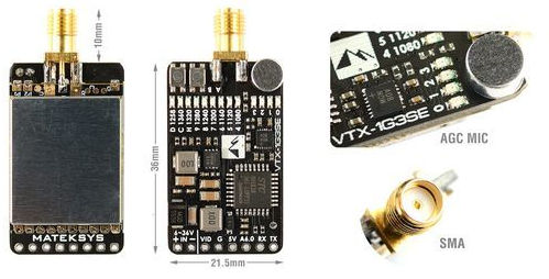 MATEK VTX 6-36V Video Transmitter3