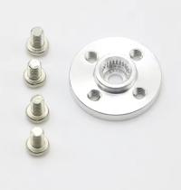 Metal Steering Gear Disc Stent 25T Servo Round Type for MG995 MG996R RC style=