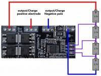 Balancer for lithium batteries 4s